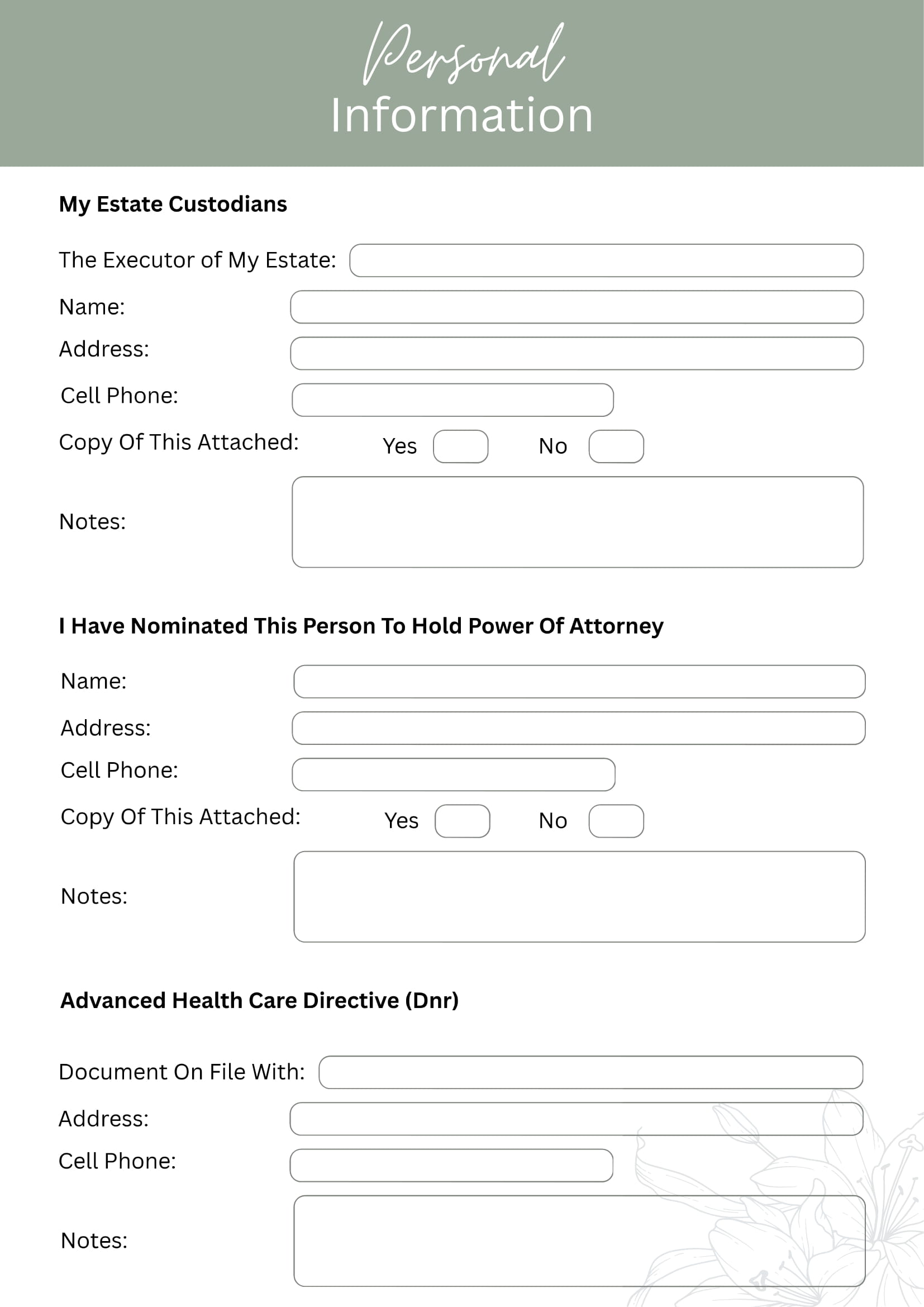 My Life Binder - Image 4