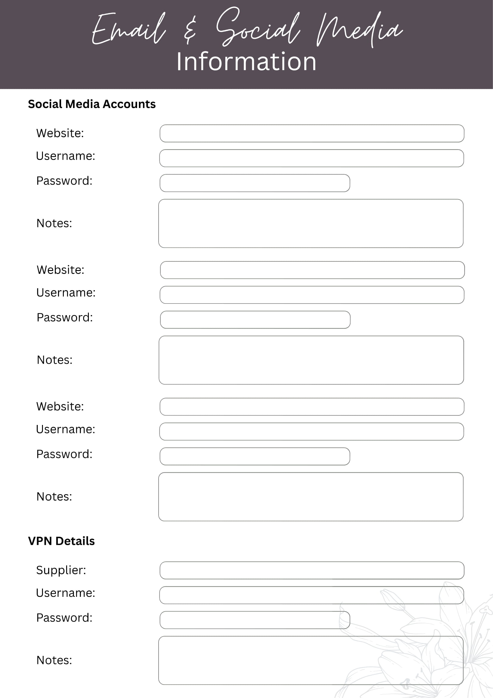 My Life Binder - Image 5