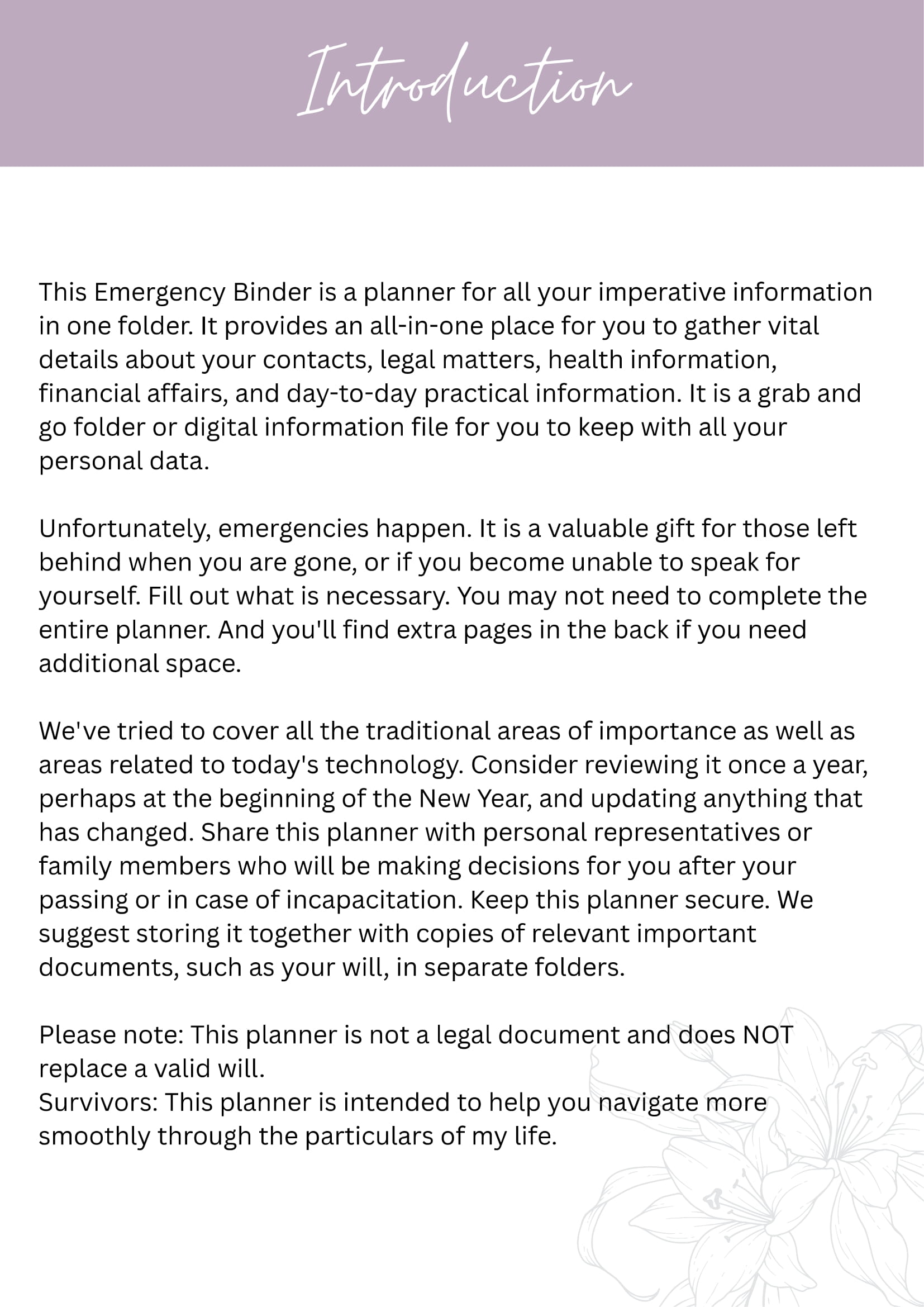 My Life Binder - Image 2